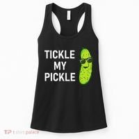 Tickle My Pickle Funny Jokes Sarcastic Women's Tank Top thumb 0