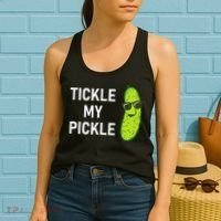 Tickle My Pickle Funny Jokes Sarcastic Women's Tank Top thumb 2