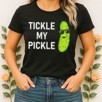 Tickle My Pickle Funny Jokes Sarcastic Women's T-Shirt thumb 2