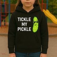 Tickle My Pickle Funny Jokes Sarcastic Kids Hoodie thumb 3