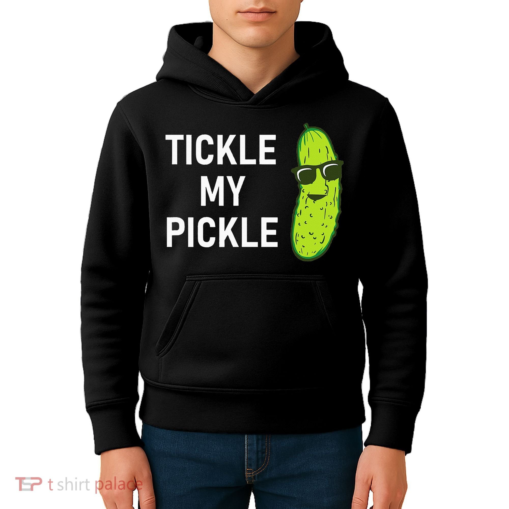 Tickle My Pickle Funny Jokes Sarcastic Kids Hoodie