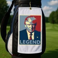Trump Mugshot Poster The Mugshot Golf Towel thumb 2