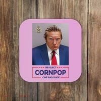 Trump Mugshot ReElect Cornpop One Bad Dude Coaster thumb 0