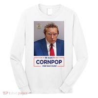 Trump Mugshot ReElect Cornpop One Bad Dude Long Sleeve Shirt thumb 0