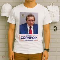 Trump Mugshot ReElect Cornpop One Bad Dude T-Shirt thumb 6