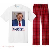 Trump Mugshot ReElect Cornpop One Bad Dude Pajama Set thumb 0