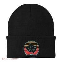 Theatre Masks Retro 80s Style Drama Actress Actor Gift Beanie thumb 0