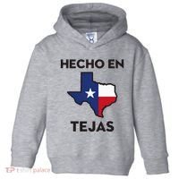 Texan Mexican Roots Hecho En Tejas Mexico Texas American Toddler Hoodie thumb 0