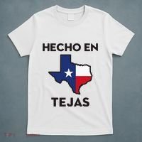 Texan Mexican Roots Hecho En Tejas Mexico Texas American T-Shirt thumb 5