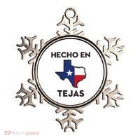 Texan Mexican Roots Hecho En Tejas Mexico Texas American Ornament thumb 0