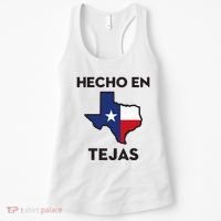 Texan Mexican Roots Hecho En Tejas Mexico Texas American Women's Tank Top thumb 0