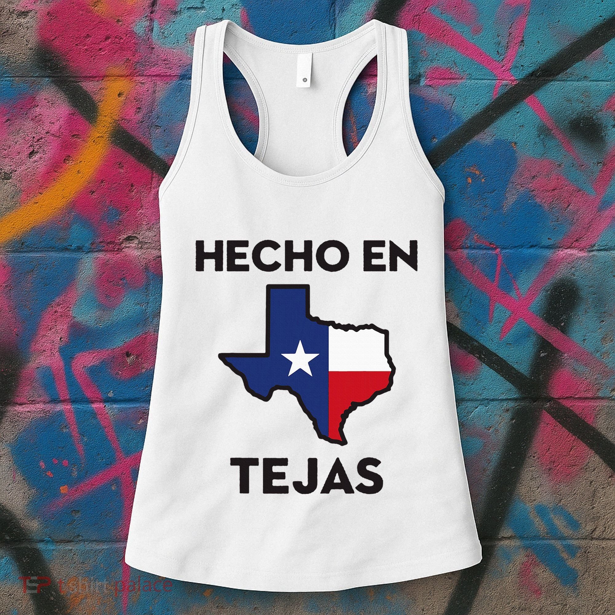 Texan Mexican Roots Hecho En Tejas Mexico Texas American Women's Tank Top