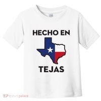 Texan Mexican Roots Hecho En Tejas Mexico Texas American Toddler T-Shirt thumb 0