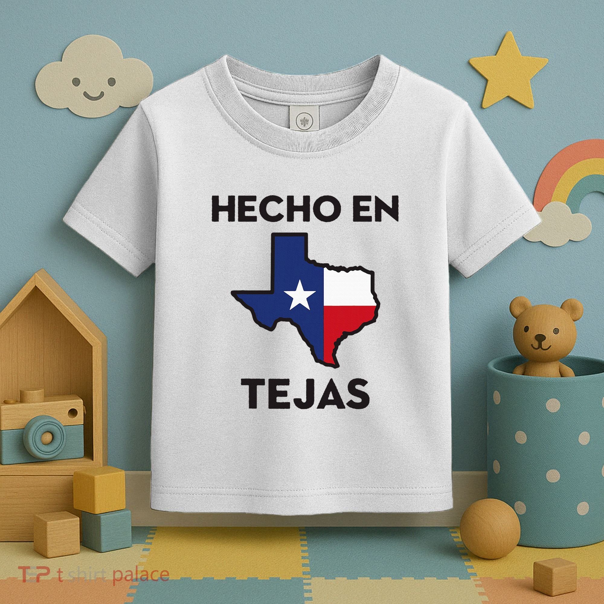 Texan Mexican Roots Hecho En Tejas Mexico Texas American Toddler T-Shirt
