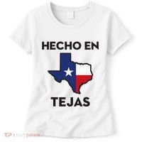 Texan Mexican Roots Hecho En Tejas Mexico Texas American Women's T-Shirt thumb 0