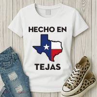 Texan Mexican Roots Hecho En Tejas Mexico Texas American Women's T-Shirt thumb 3