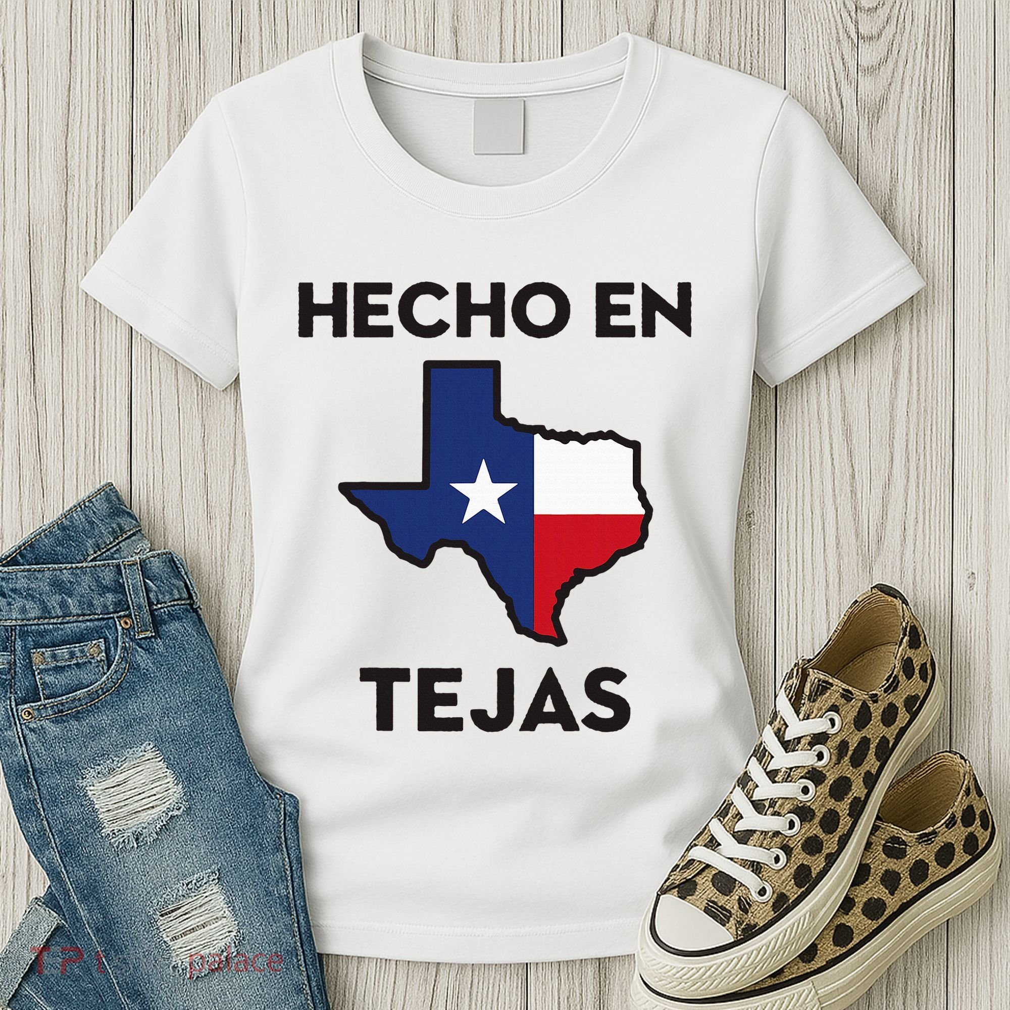 Texan Mexican Roots Hecho En Tejas Mexico Texas American Women's T-Shirt