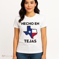 Texan Mexican Roots Hecho En Tejas Mexico Texas American Women's T-Shirt thumb 4