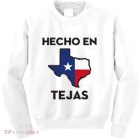 Texan Mexican Roots Hecho En Tejas Mexico Texas American Kids Sweatshirt thumb 0