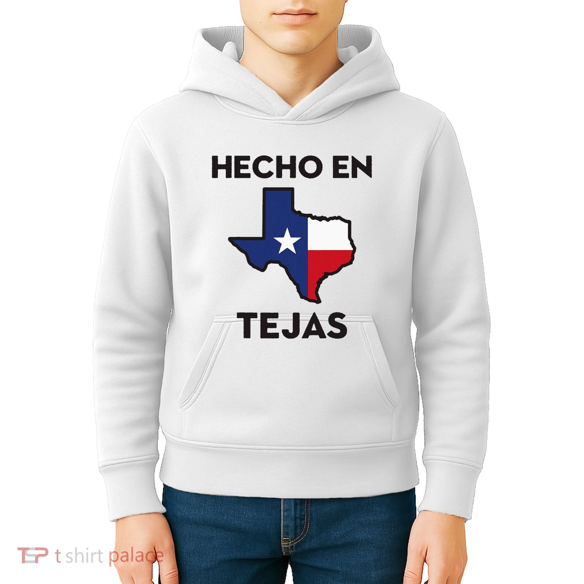 Texan Mexican Roots Hecho En Tejas Mexico Texas American Kids Hoodie