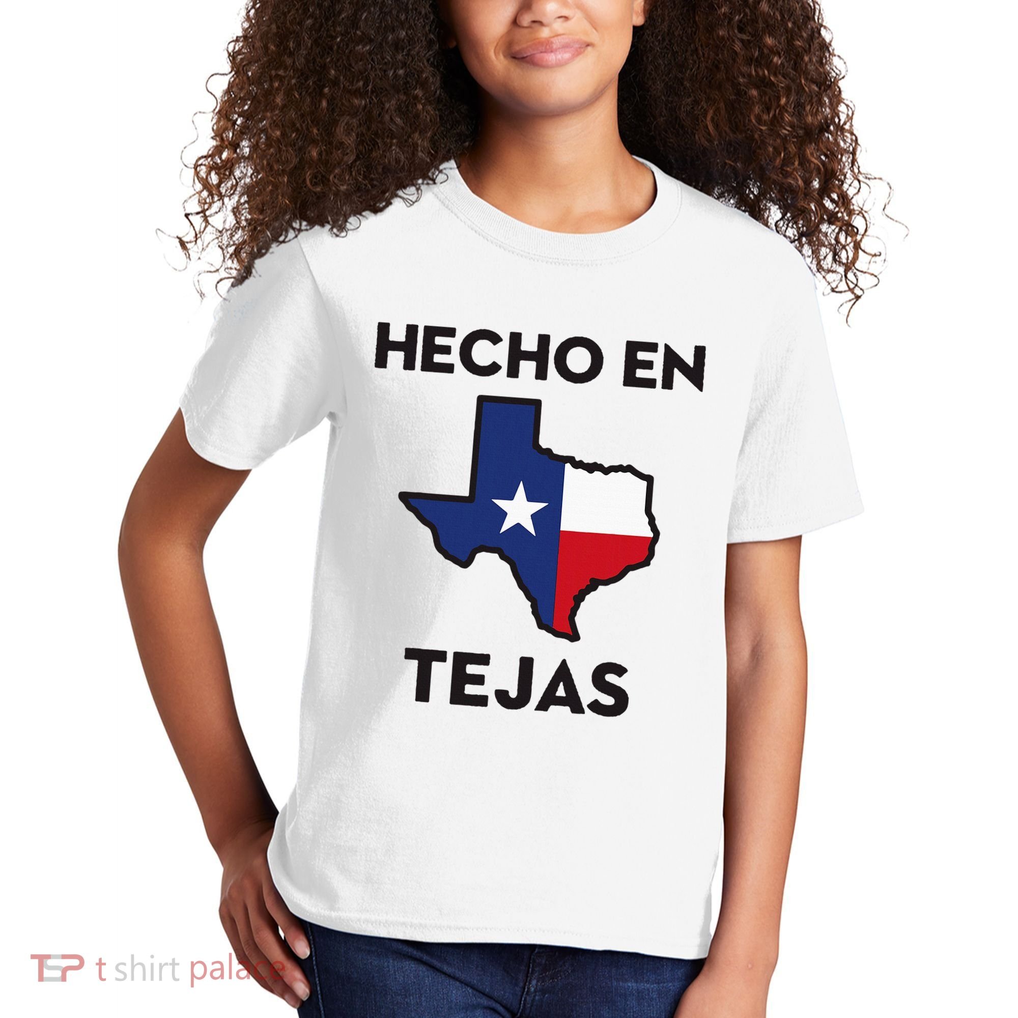 Texan Mexican Roots Hecho En Tejas Mexico Texas American Kids T-Shirt