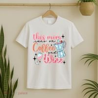 This Mom Runs On Coffee And Wine T-Shirt thumb 2
