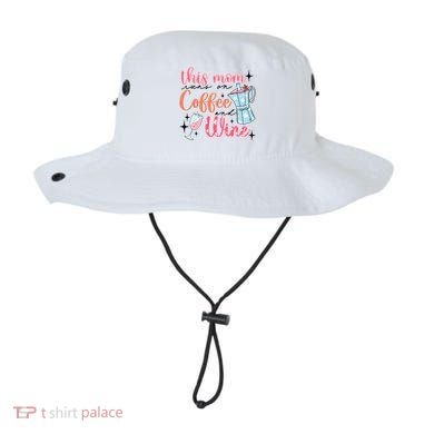 This Mom Runs On Coffee And Wine Bucket Hat