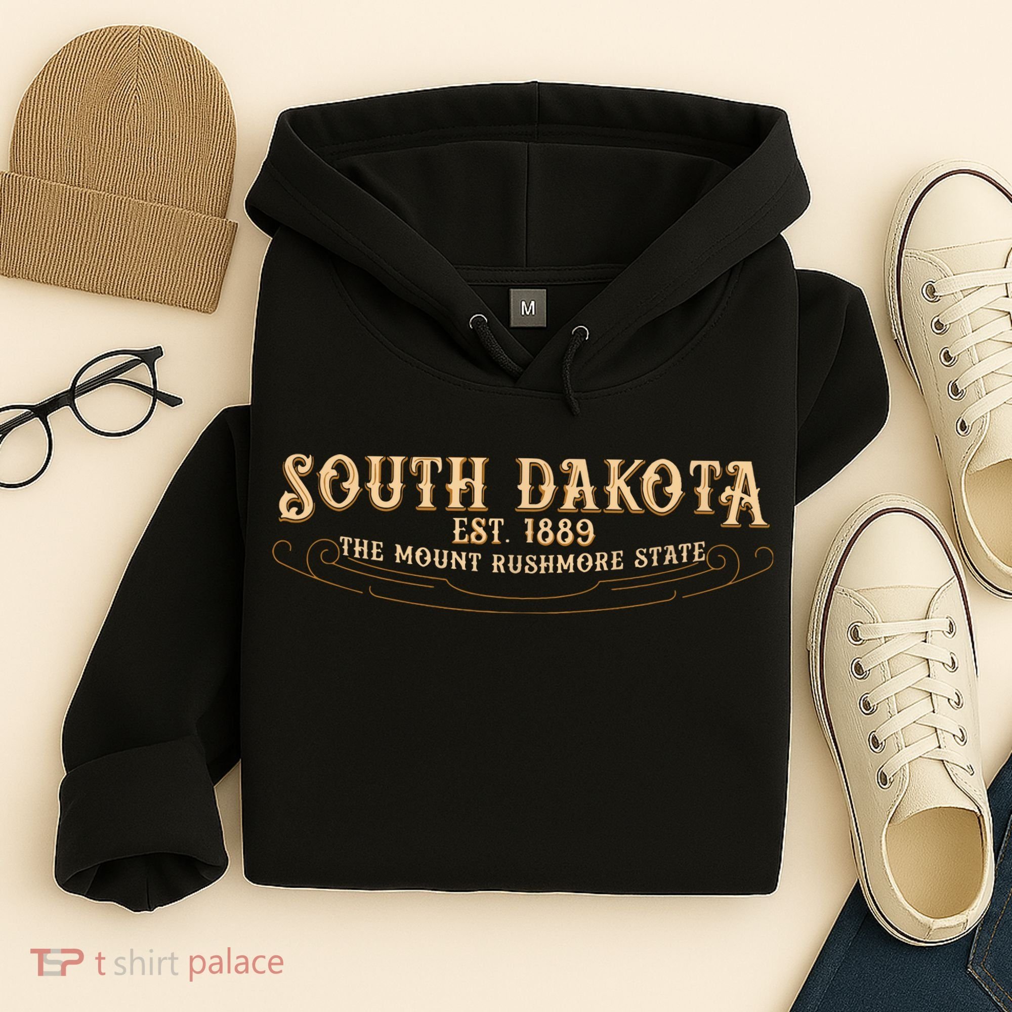 The Mount Rushmore State South Dakota Hoodie