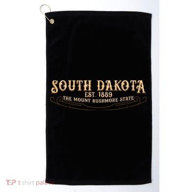 The Mount Rushmore State South Dakota Golf Towel