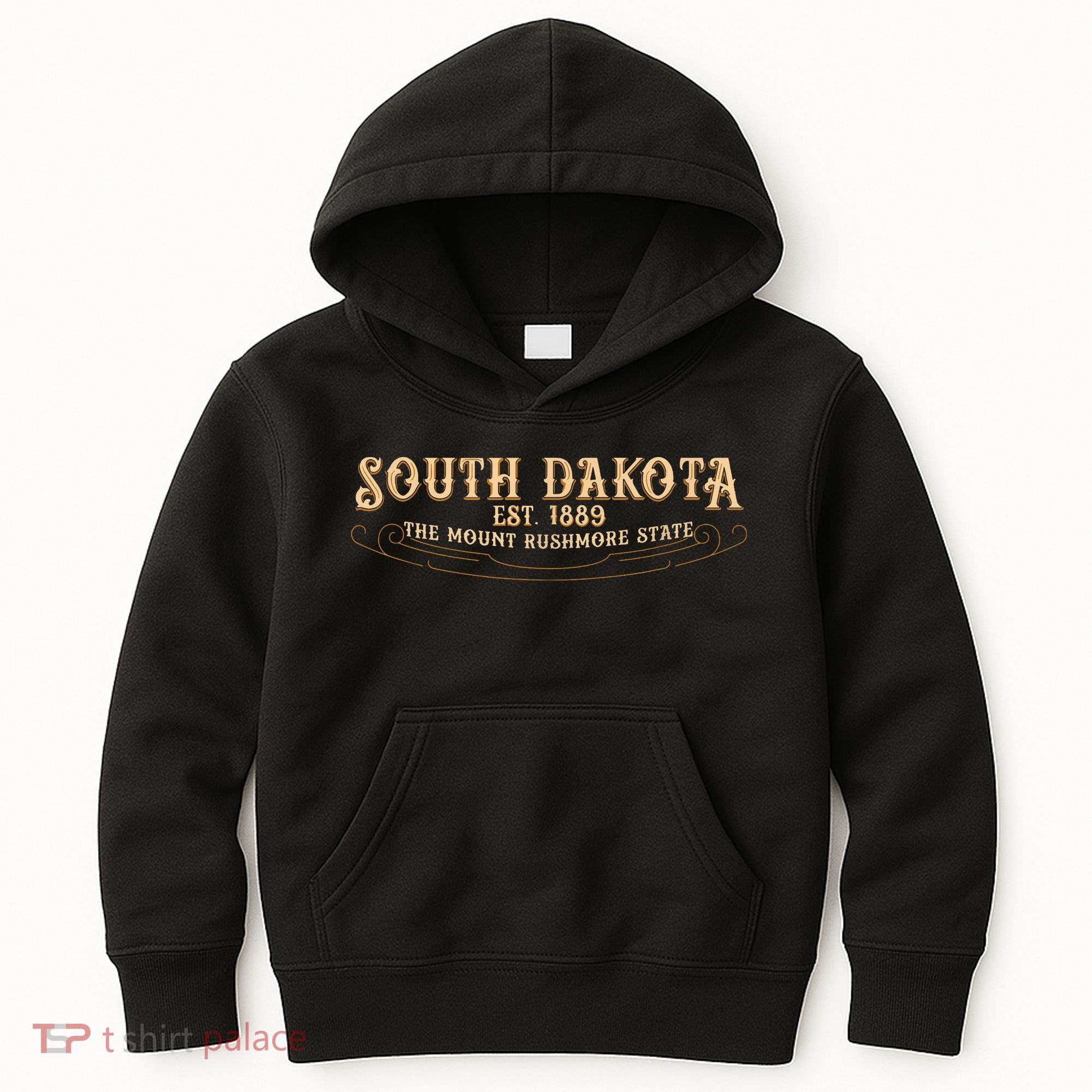 The Mount Rushmore State South Dakota Kids Hoodie