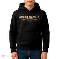The Mount Rushmore State South Dakota Kids Hoodie thumb 4