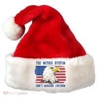 The Metric System Cant Measure Freedom 4th Of July Santa Hat thumb 0
