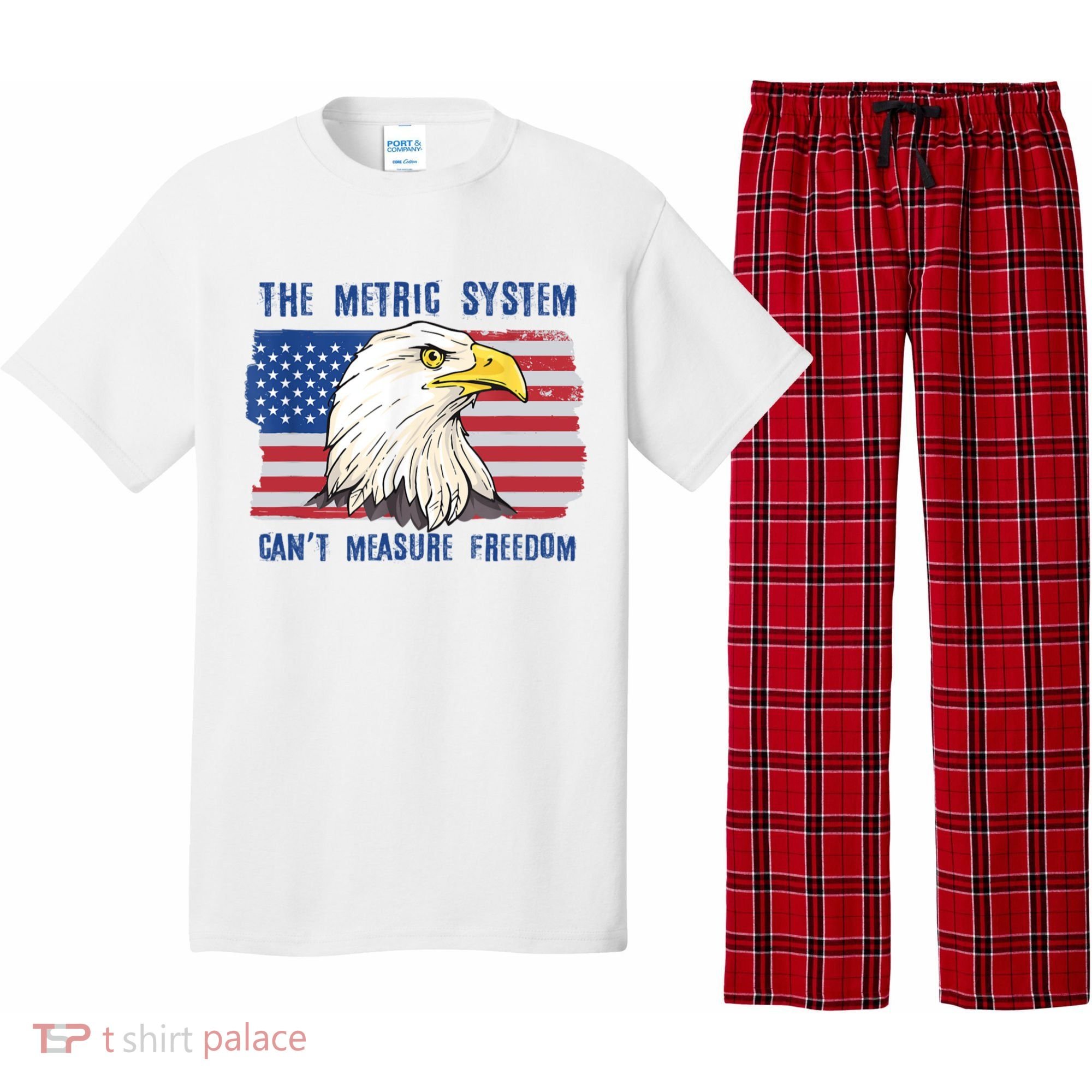 The Metric System Cant Measure Freedom 4th Of July Pajama Set