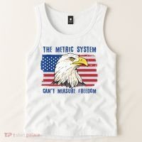The Metric System Cant Measure Freedom 4th Of July Tank Top thumb 2