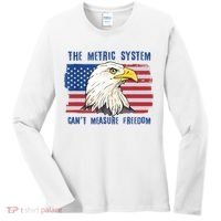The Metric System Cant Measure Freedom 4th Of July Women's Long Sleeve Shirt thumb 0
