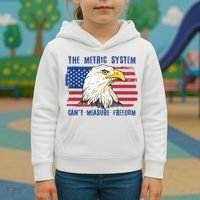The Metric System Cant Measure Freedom 4th Of July Kids Hoodie thumb 3