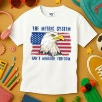 The Metric System Cant Measure Freedom 4th Of July Kids T-Shirt thumb 3