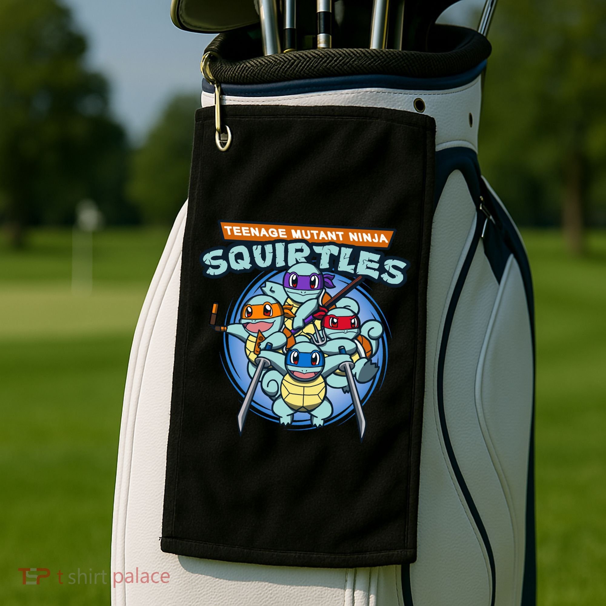 Teenage Mutant Squirtles Golf Towel