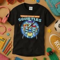 Teenage Mutant Squirtles Kids T-Shirt thumb 3