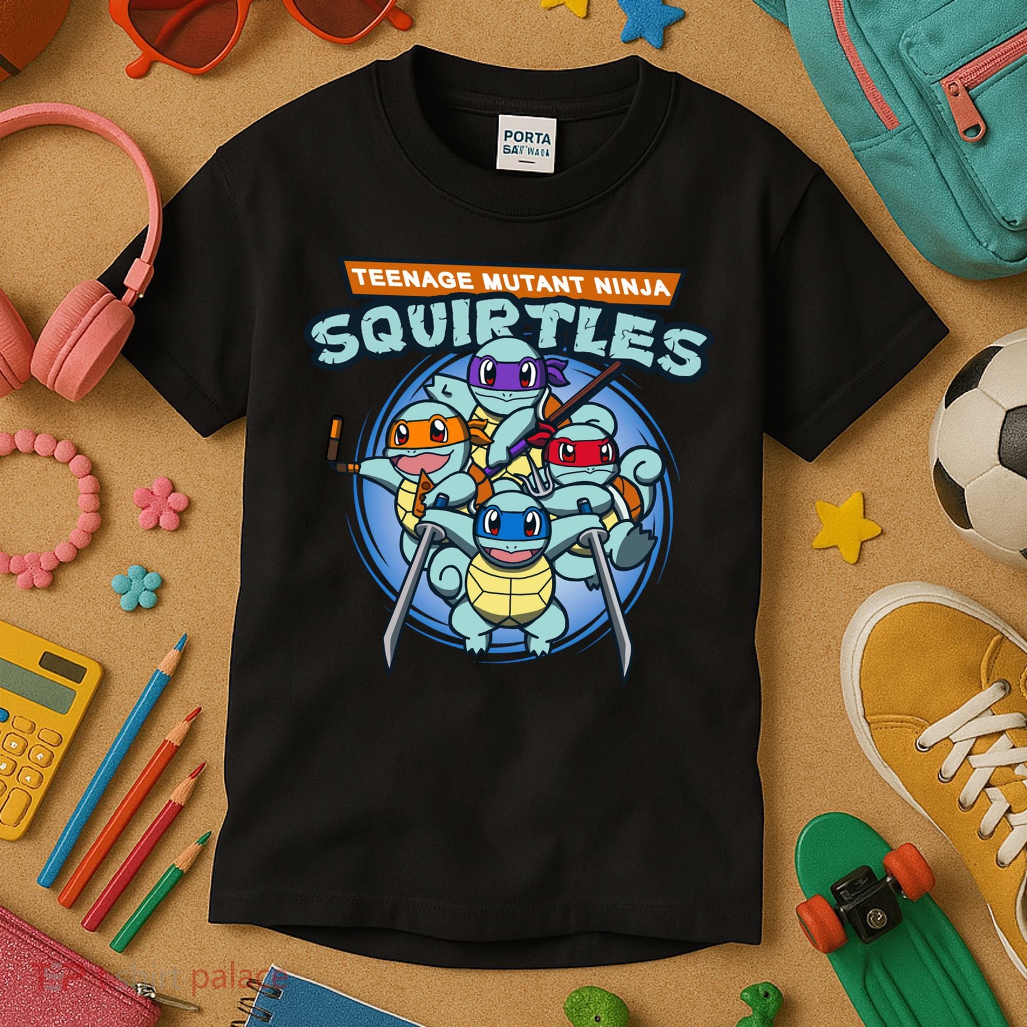 Teenage Mutant Squirtles Kids T-Shirt