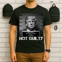 Trump Mug Shot, Trump Not Guilty Pro Trump Supporter T-Shirt thumb 6