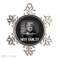 Trump Mug Shot, Trump Not Guilty Pro Trump Supporter Ornament thumb 0