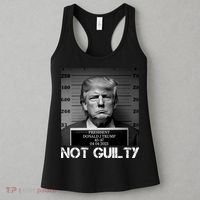 Trump Mug Shot, Trump Not Guilty Pro Trump Supporter Women's Tank Top thumb 3