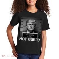 Trump Mug Shot, Trump Not Guilty Pro Trump Supporter Kids T-Shirt thumb 2