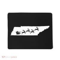 Tennessee Map Santa Christmas Reindeer Xmas Mousepad thumb 0