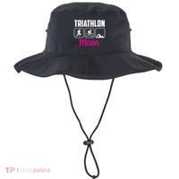 Triathlon Mom Sports Triathlons Triathlete Mother Mommy Mama Gift Bucket Hat thumb 0