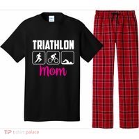 Triathlon Mom Sports Triathlons Triathlete Mother Mommy Mama Gift Pajama Set thumb 0