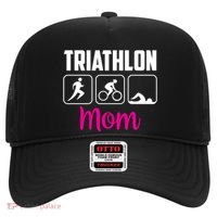 Triathlon Mom Sports Triathlons Triathlete Mother Mommy Mama Gift Hat thumb 0