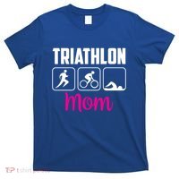 Triathlon Mom Sports Triathlons Triathlete Mother Mommy Mama Gift T-Shirt thumb 0
