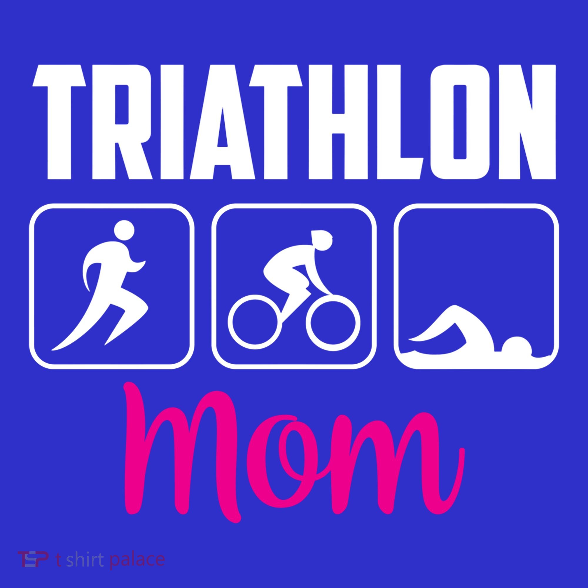 Triathlon Mom Sports Triathlons Triathlete Mother Mommy Mama Gift Visor